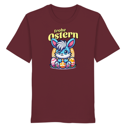 Frohe Ostern Blue Bunny - Organic Shirt