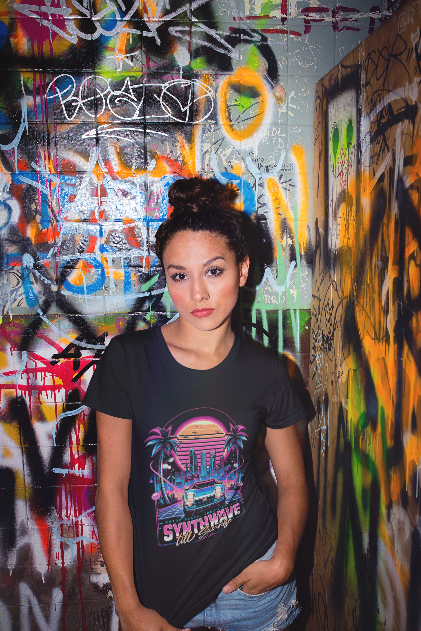 Synthwave till Sunrise - Organic Shirt